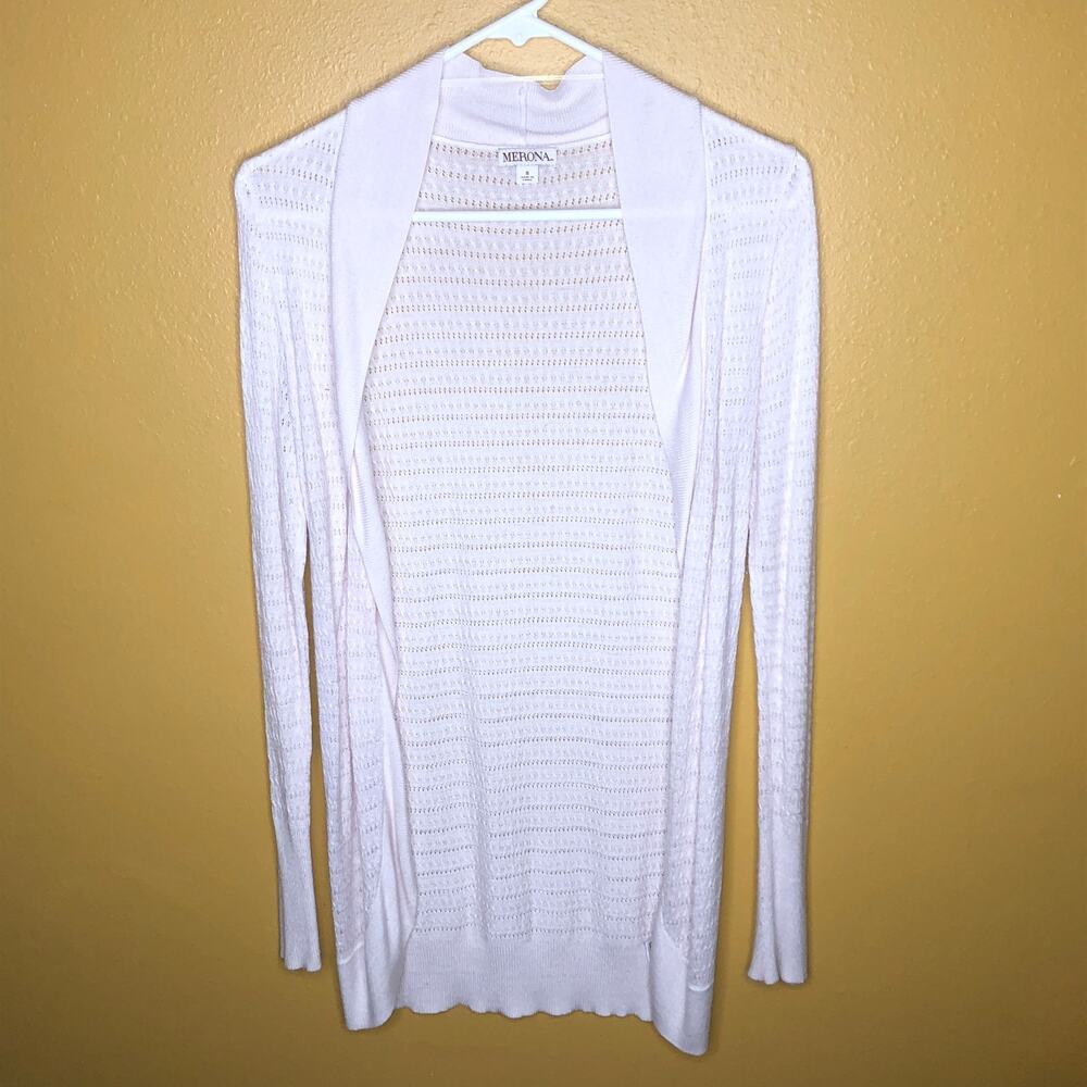 Merona Light Pink Cardigan Sweater, S